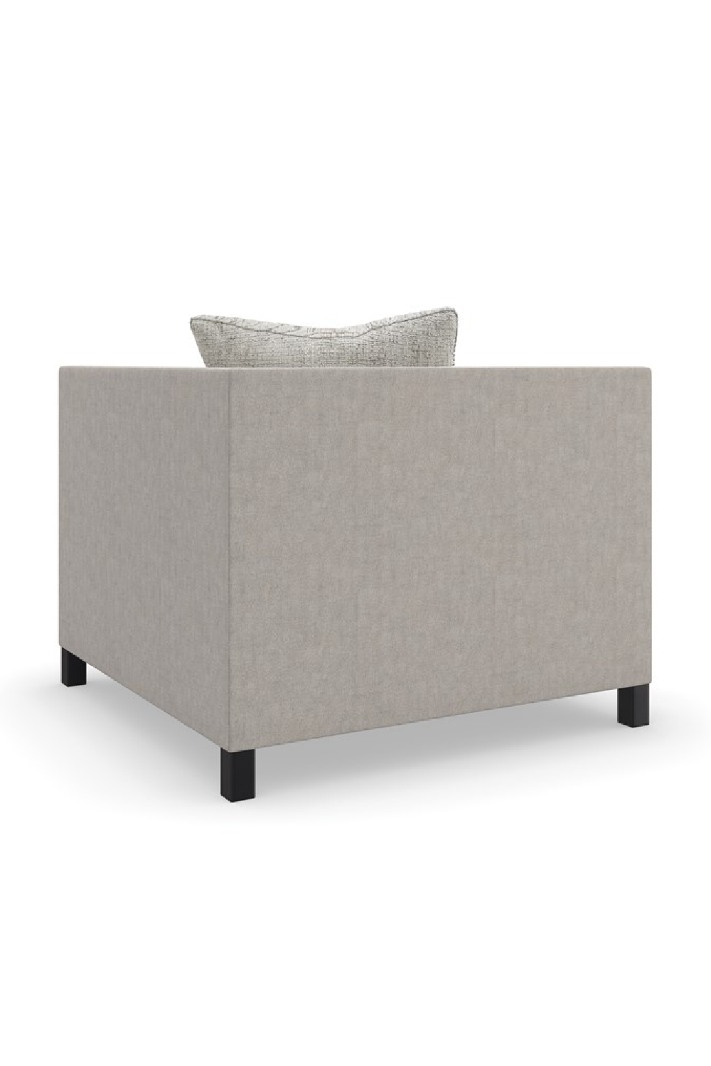 Light Gray Sectional Chair | Caracole Tuxedo | Oroa.com
