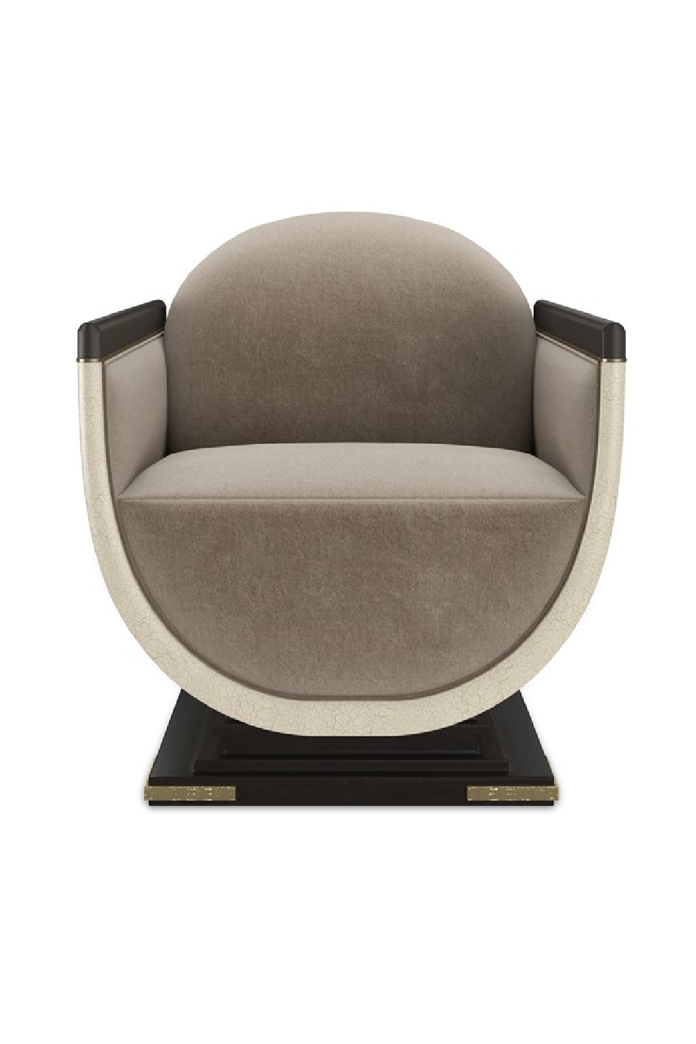 Scooped Frame Accent Chair | Caracole Helena | Oroa.com