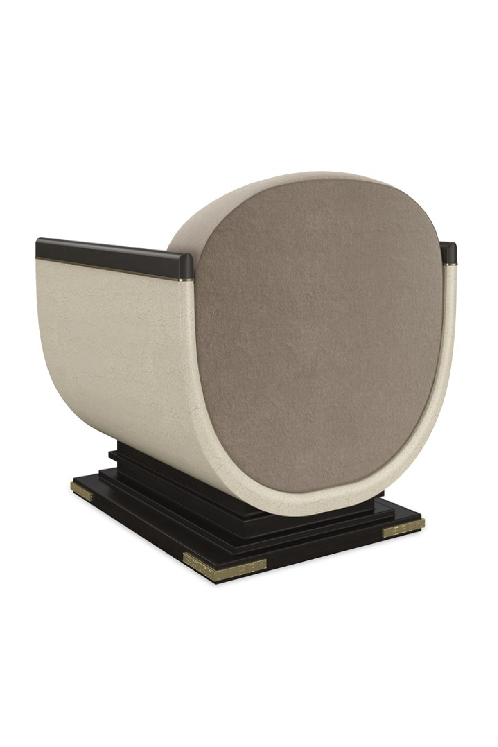 Scooped Frame Accent Chair | Caracole Helena | Oroa.com