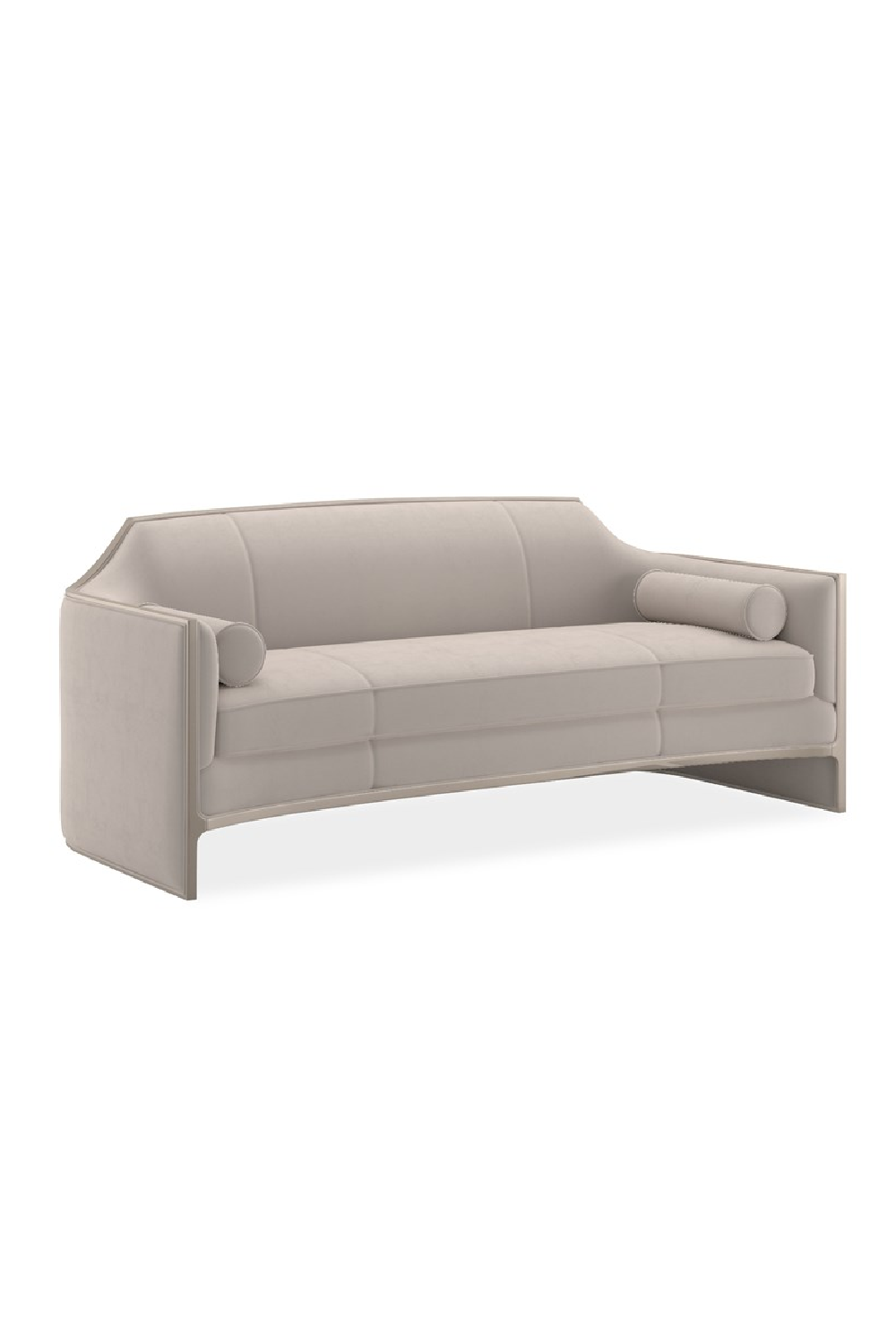 Velvet Angular Sofa | Caracole The Cat's Meow | Oroa.com