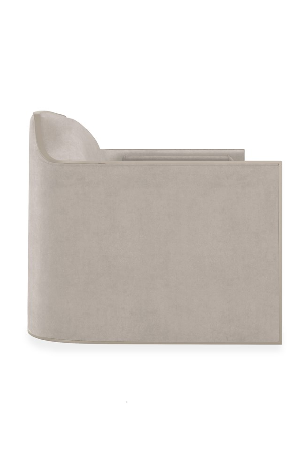 Velvet Angular Lounge Chair | Caracole The Cat's Meow | Oroa.com