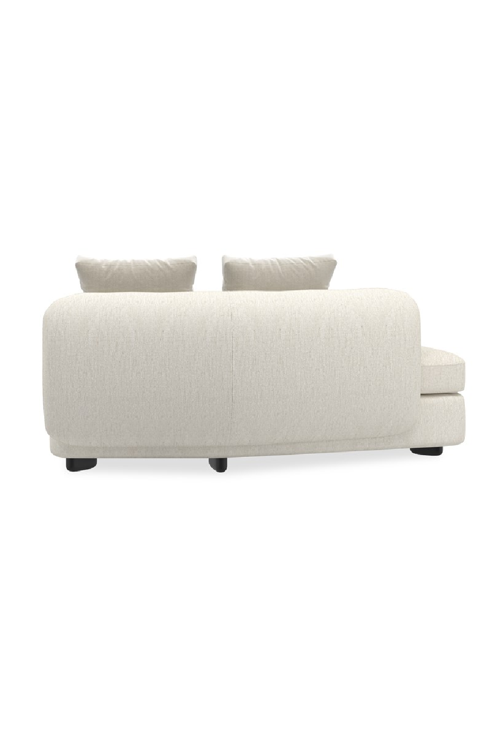 Ivory Linen Sectional Chair | Caracole Lumi | Oroa.com
