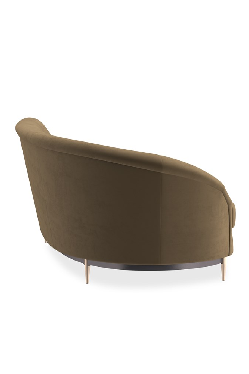 Brown Velvet Sectional Sofa | Caracole Three's Company | Oroa.com