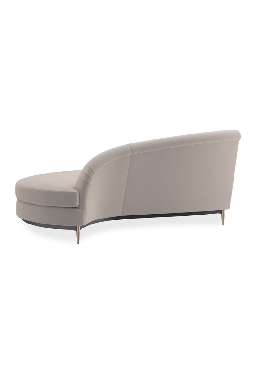 Beige Velvet Sectional Sofa | Caracole Three's Company | Oroa.com
