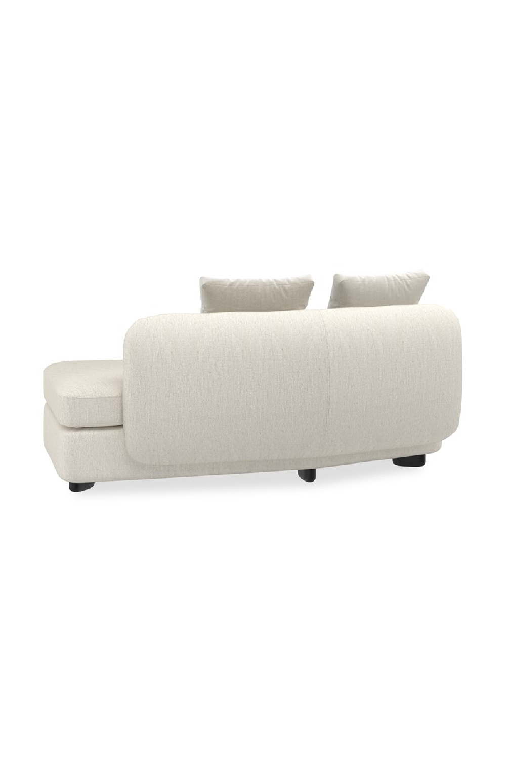 Ivory Linen Sectional Chair | Caracole Lumi | Oroa.com