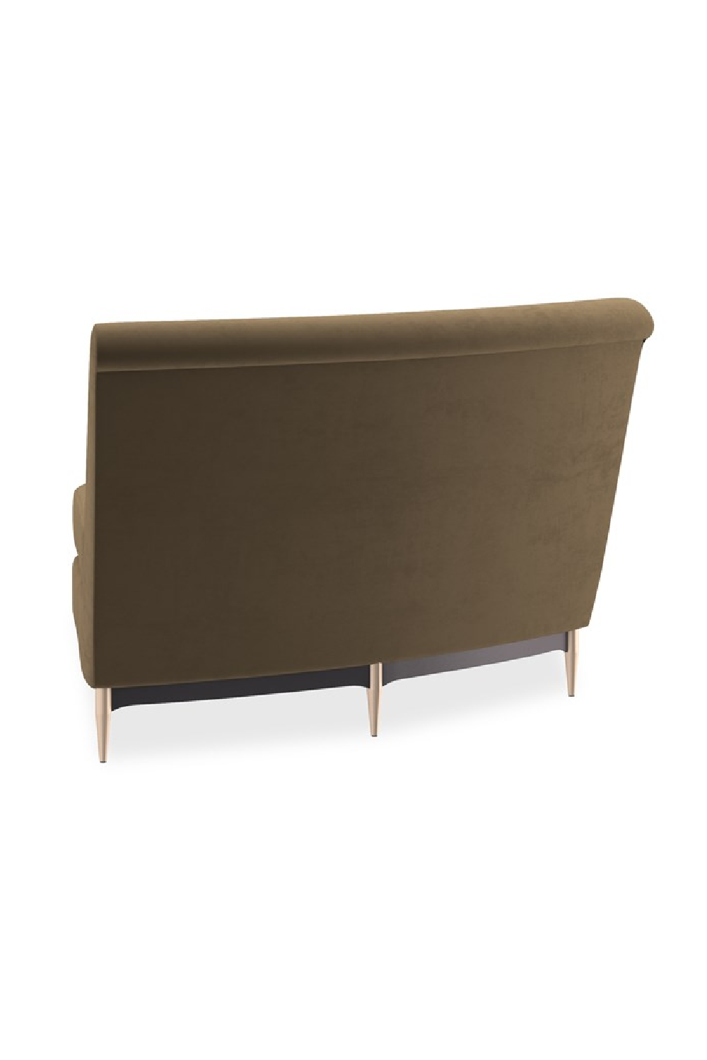 Brown Velvet Sectional Sofa | Caracole Three's Company | Oroa.com