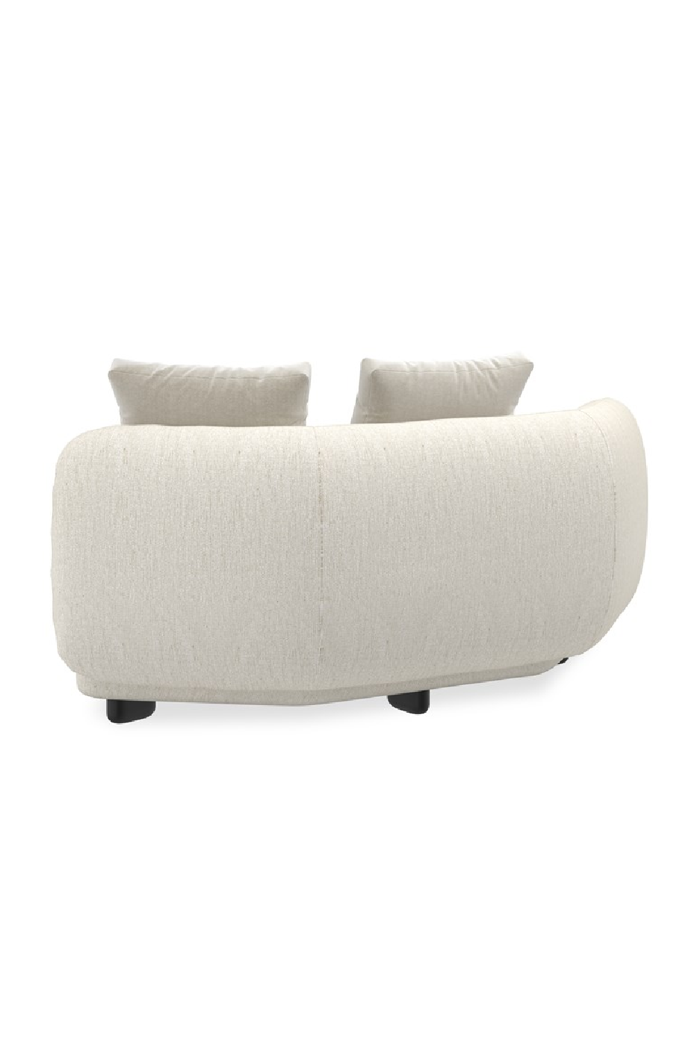 Ivory Linen Sectional Chair | Caracole Lumi | Oroa.com