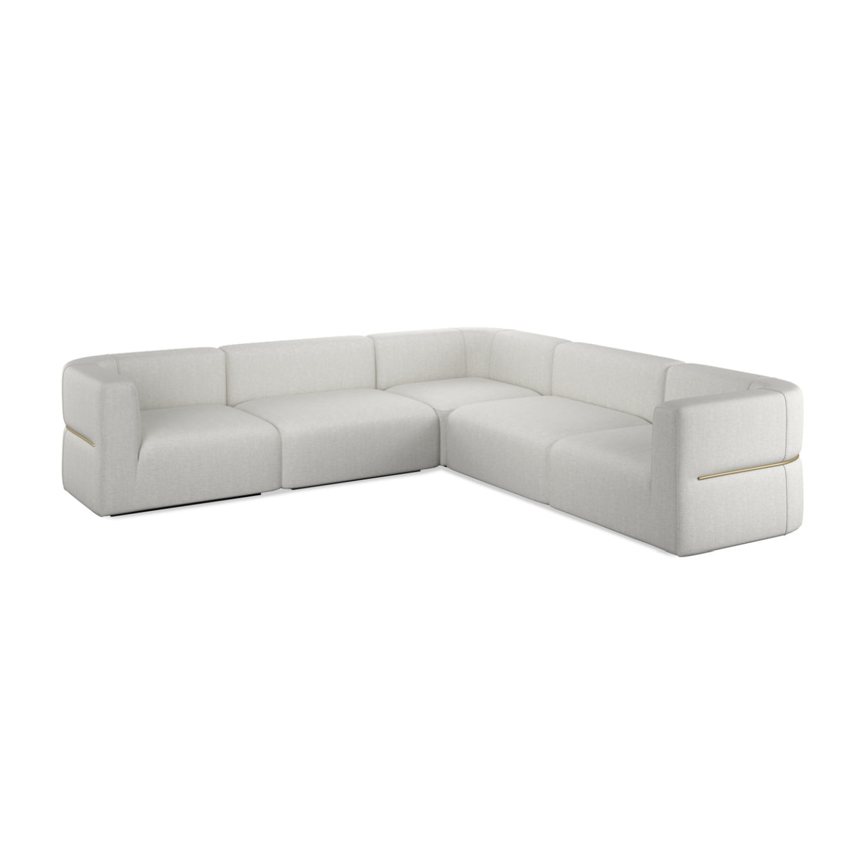 Ribbed Linen Sectional Sofa | Oroa.com