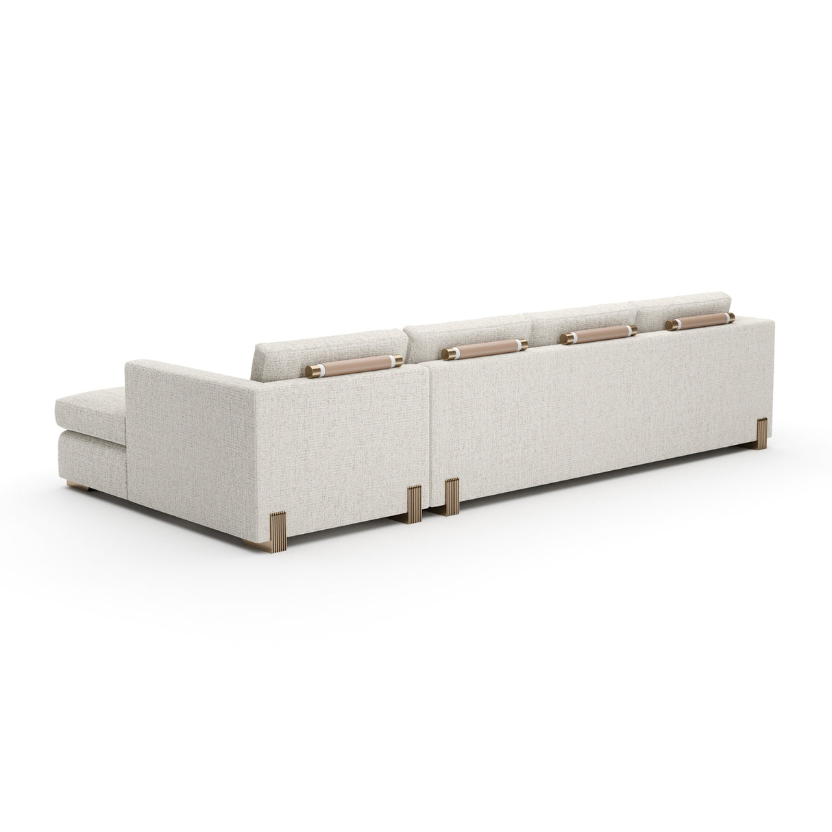 Beige Woven Chaise Lounge L | Oroa.com