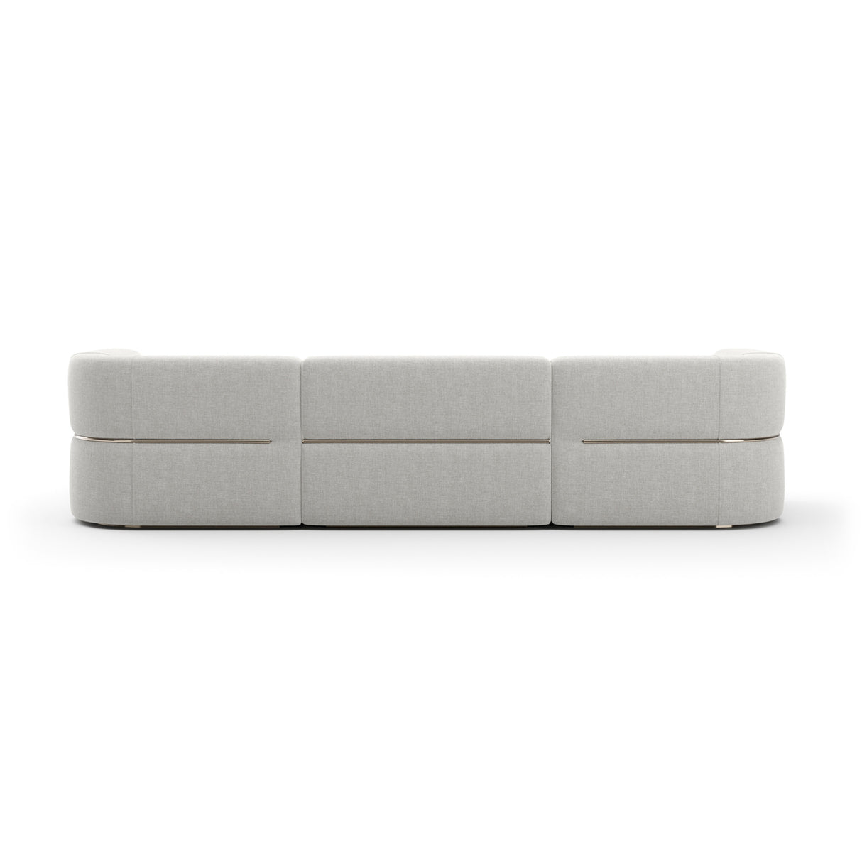 Ribbed Linen Sectional Sofa | Oroa.com
