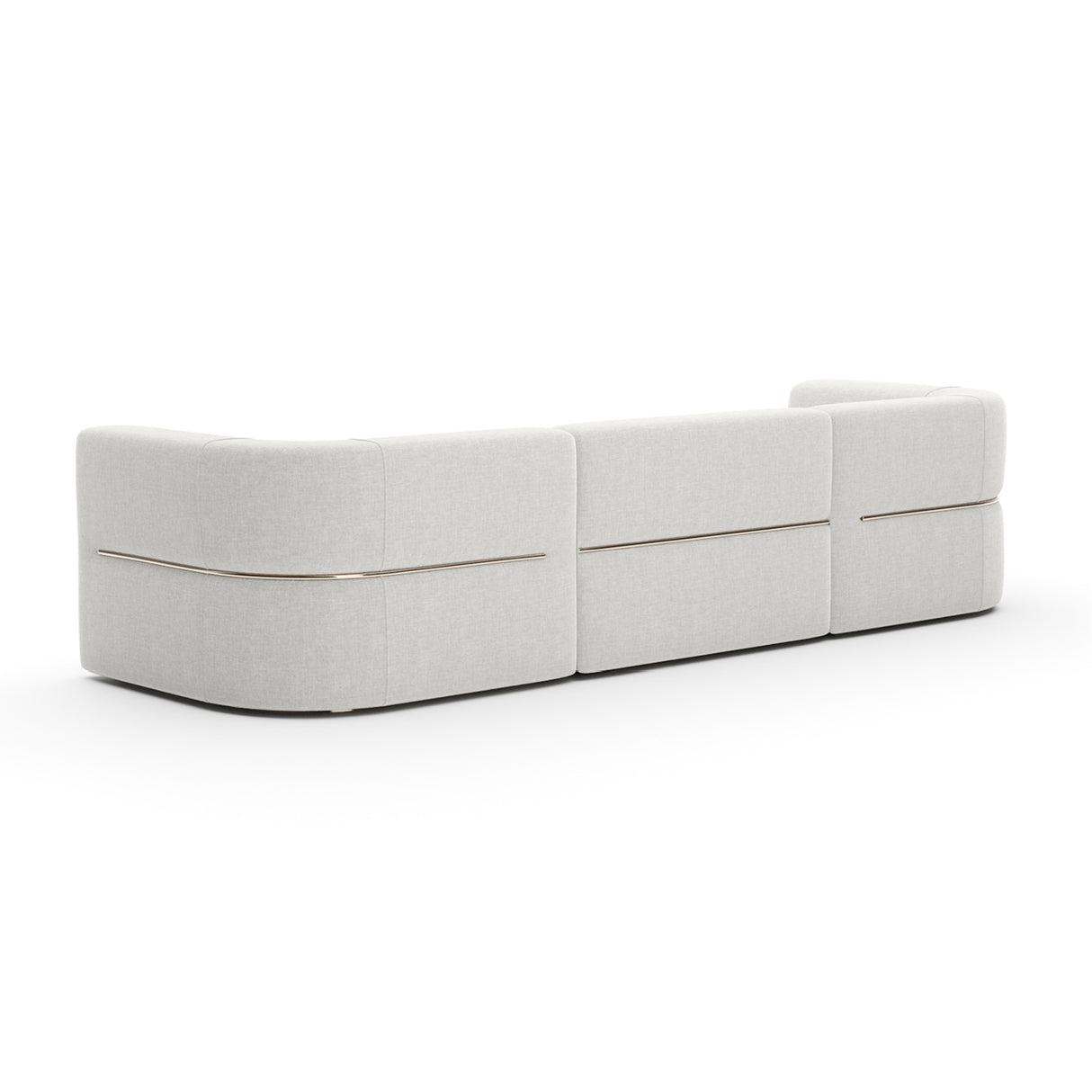 Ribbed Linen Sectional Sofa | Oroa.com
