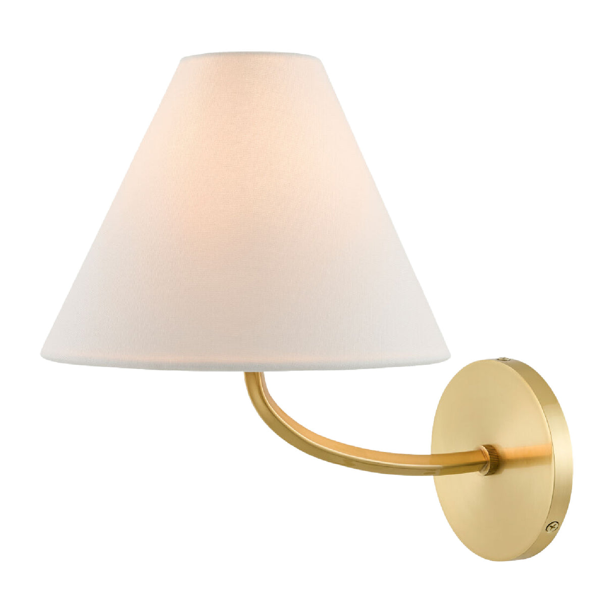 Modern European furniture - White Empire Linen Wall Lamp - www.oroa.com | Oroa.com