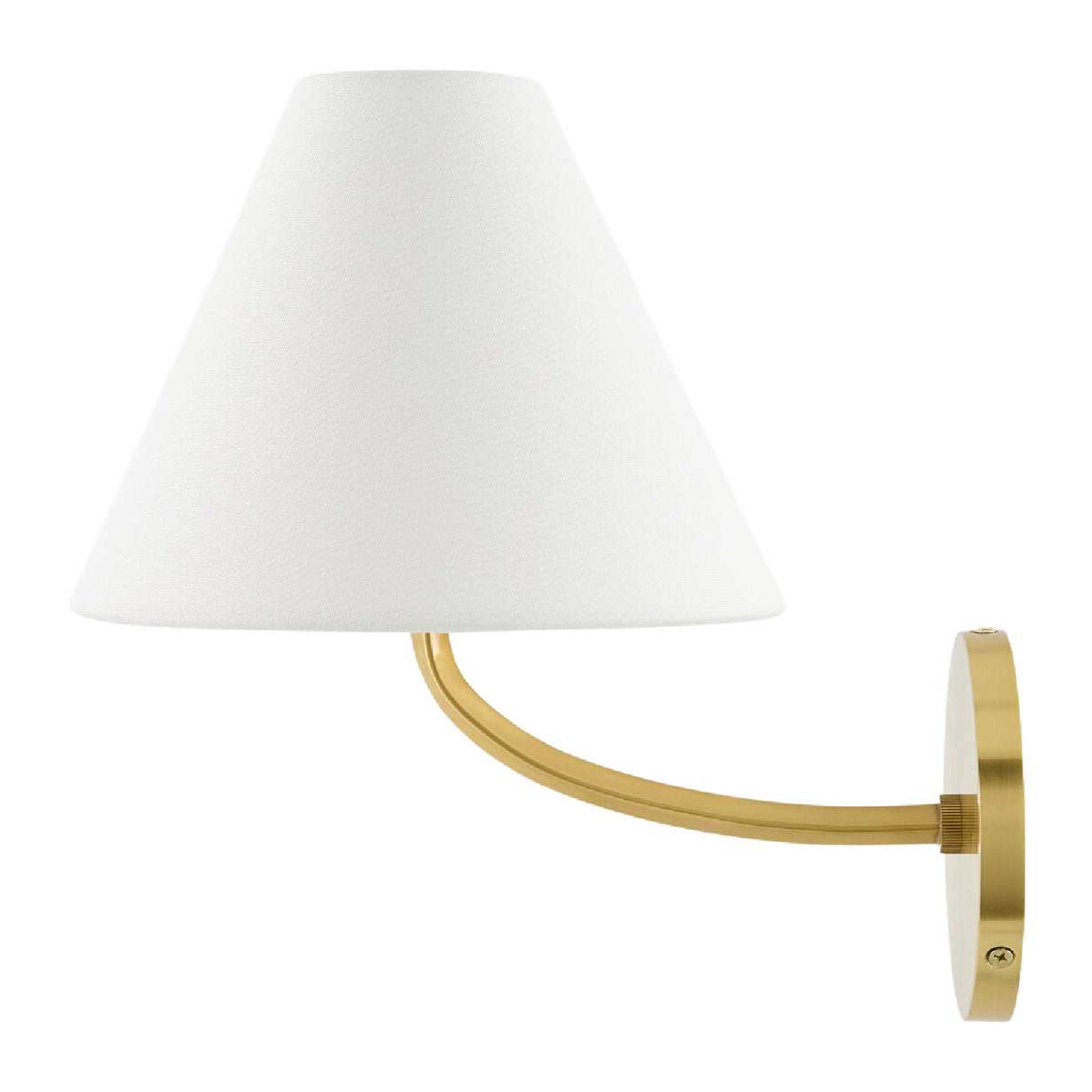 Modern European furniture - White Empire Linen Wall Lamp - www.oroa.com | Oroa.com