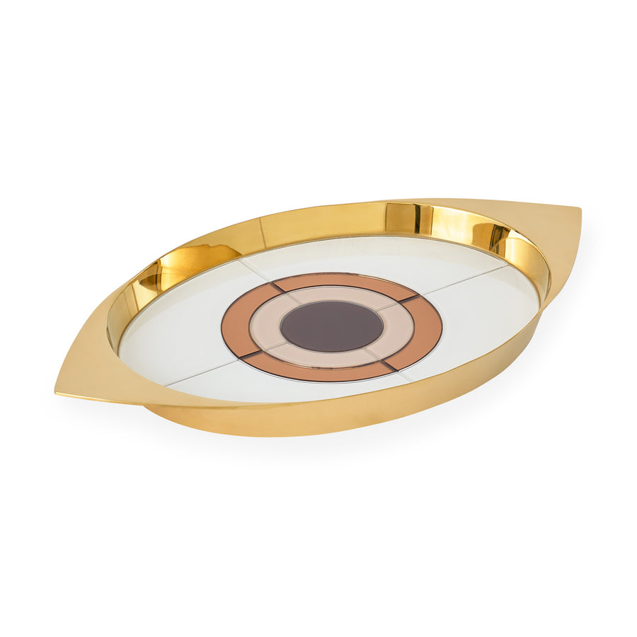 Polished Brass Eye Tray | Jonathan Adler Chambeige | Oroa.com