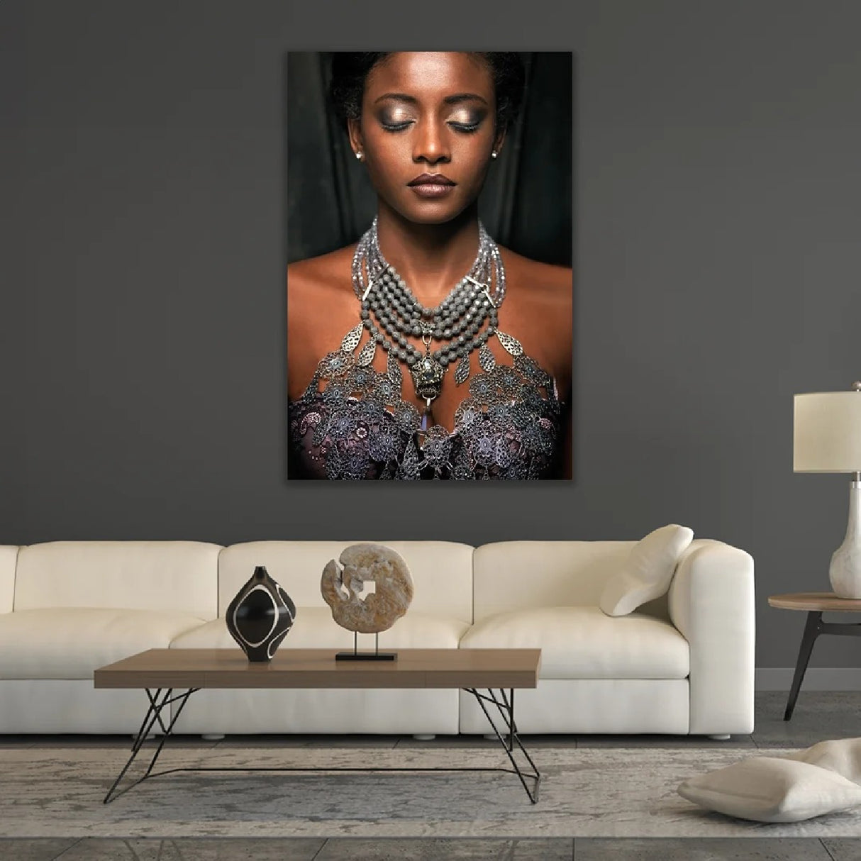 Eyes Shut Woman Photographic Art | Oroa.com