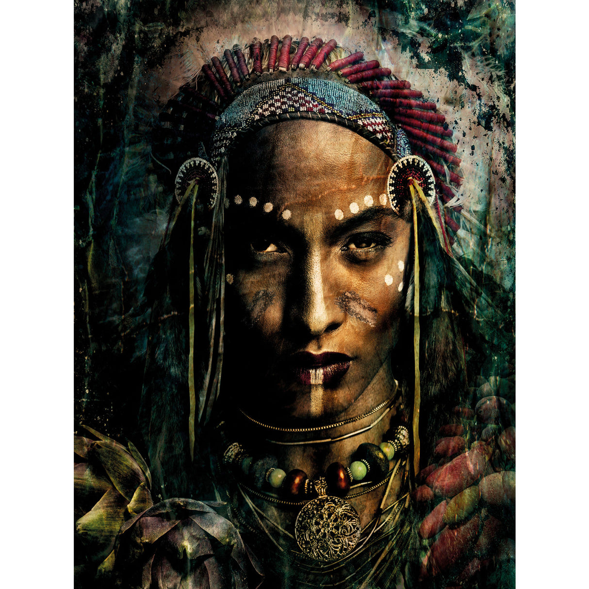 Tribal Face Photographic Art | Oroa.com