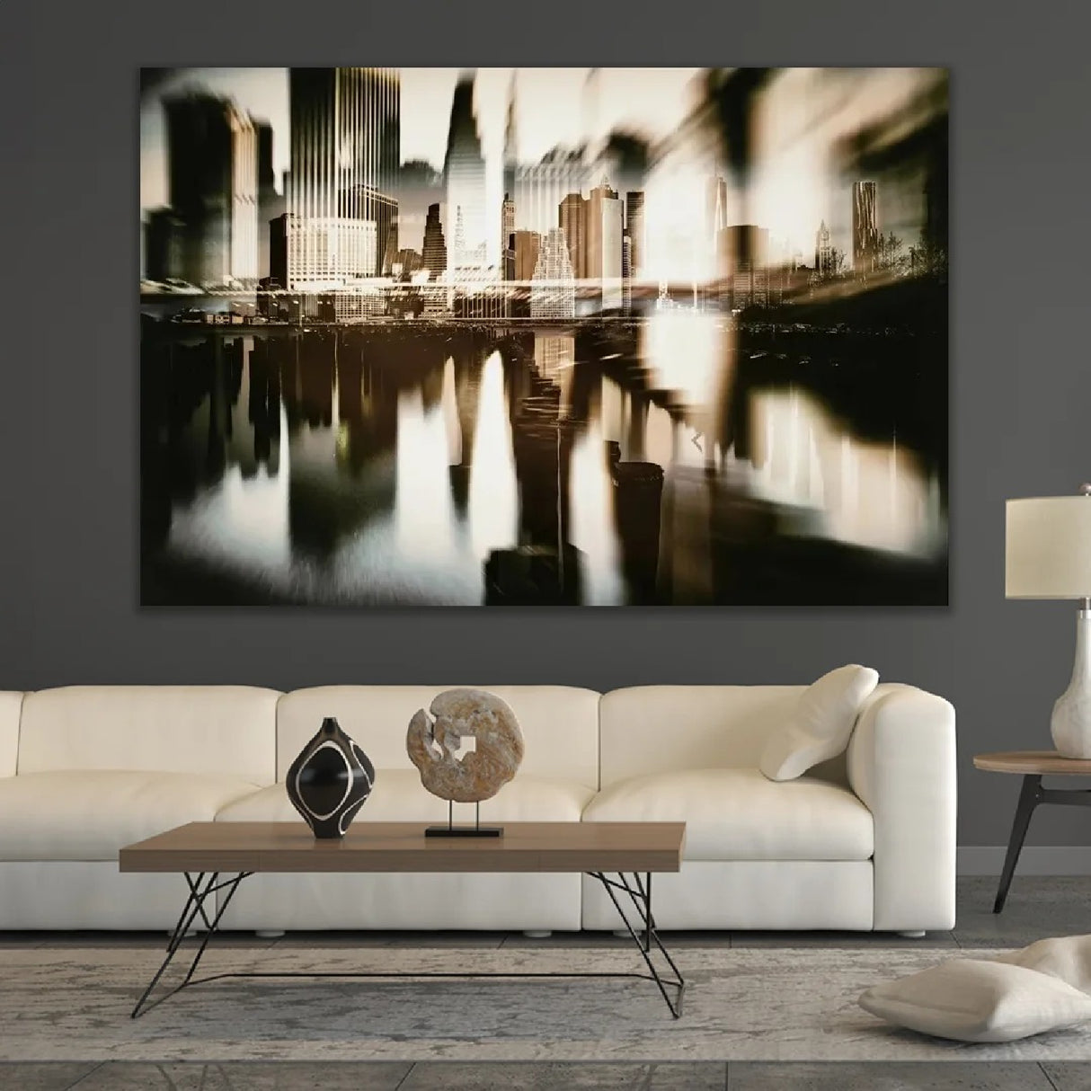 Cityscape Relection Photographic Art | Oroa.com