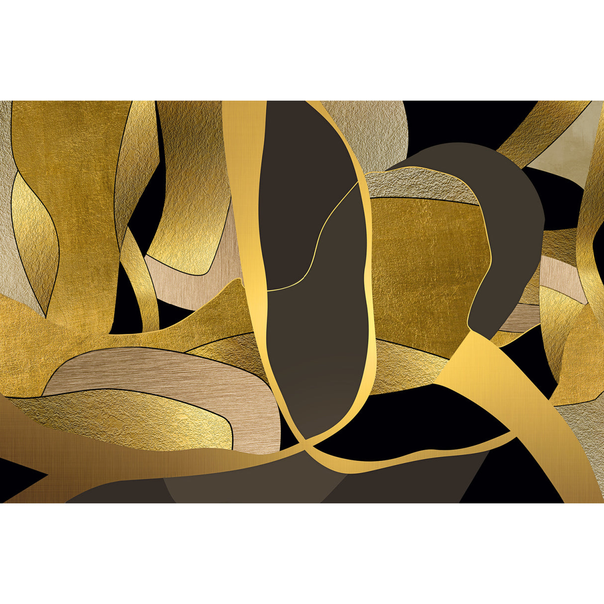 Gold Abstract Art | Oroa.com