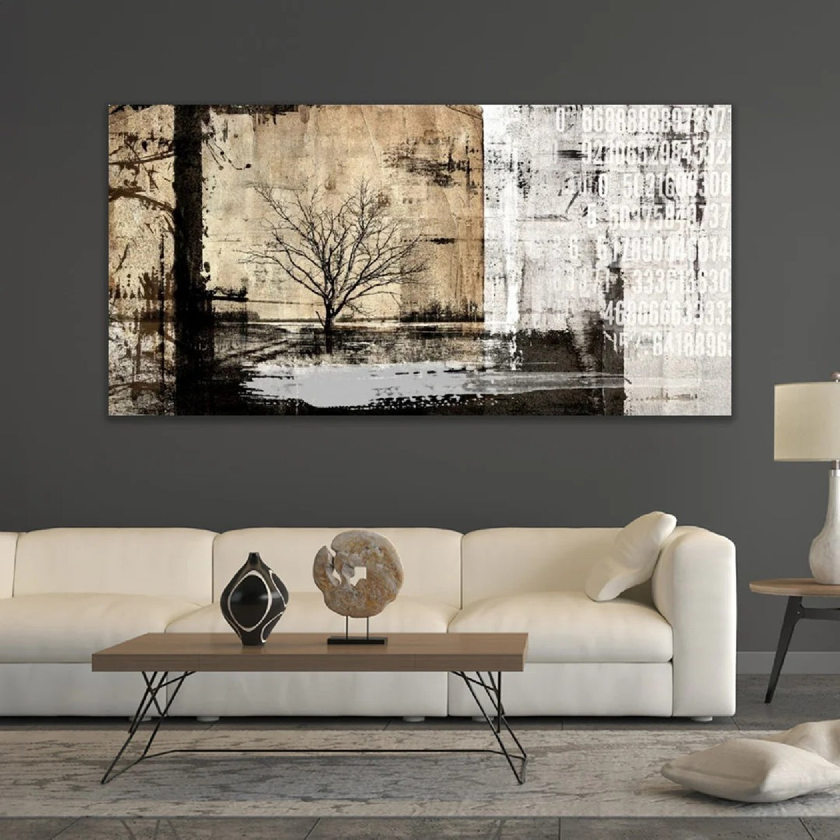 Muted Tone Abstract Art | Oroa.com