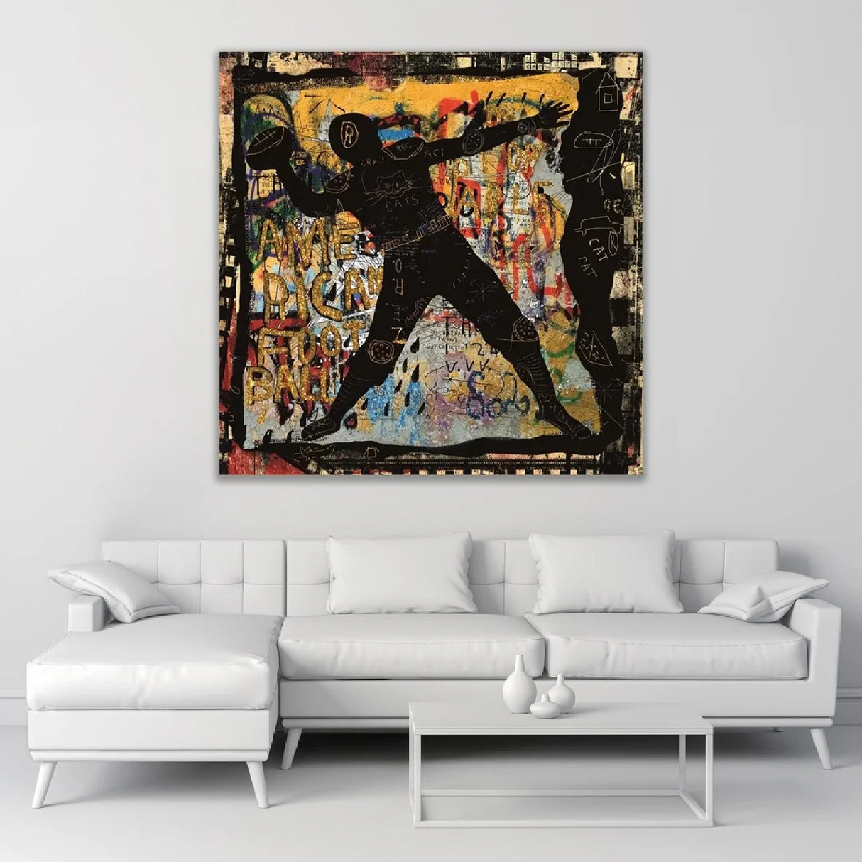 Multicolored Graffiti Style Art | Oroa.com