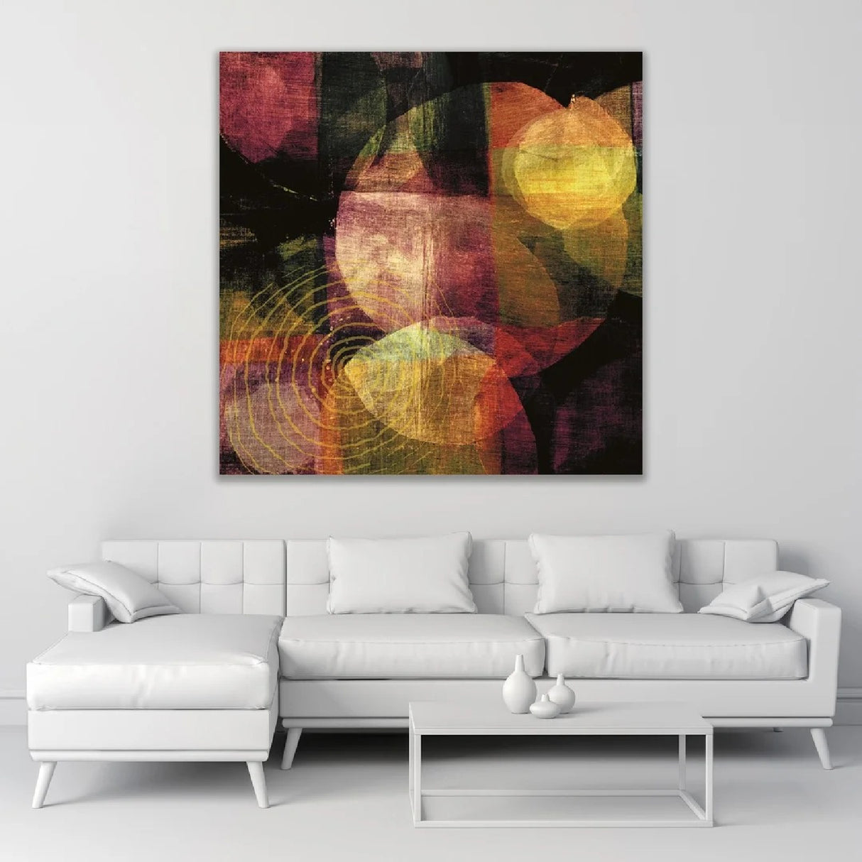 Multicolored Abstract Art Print | Oroa.com