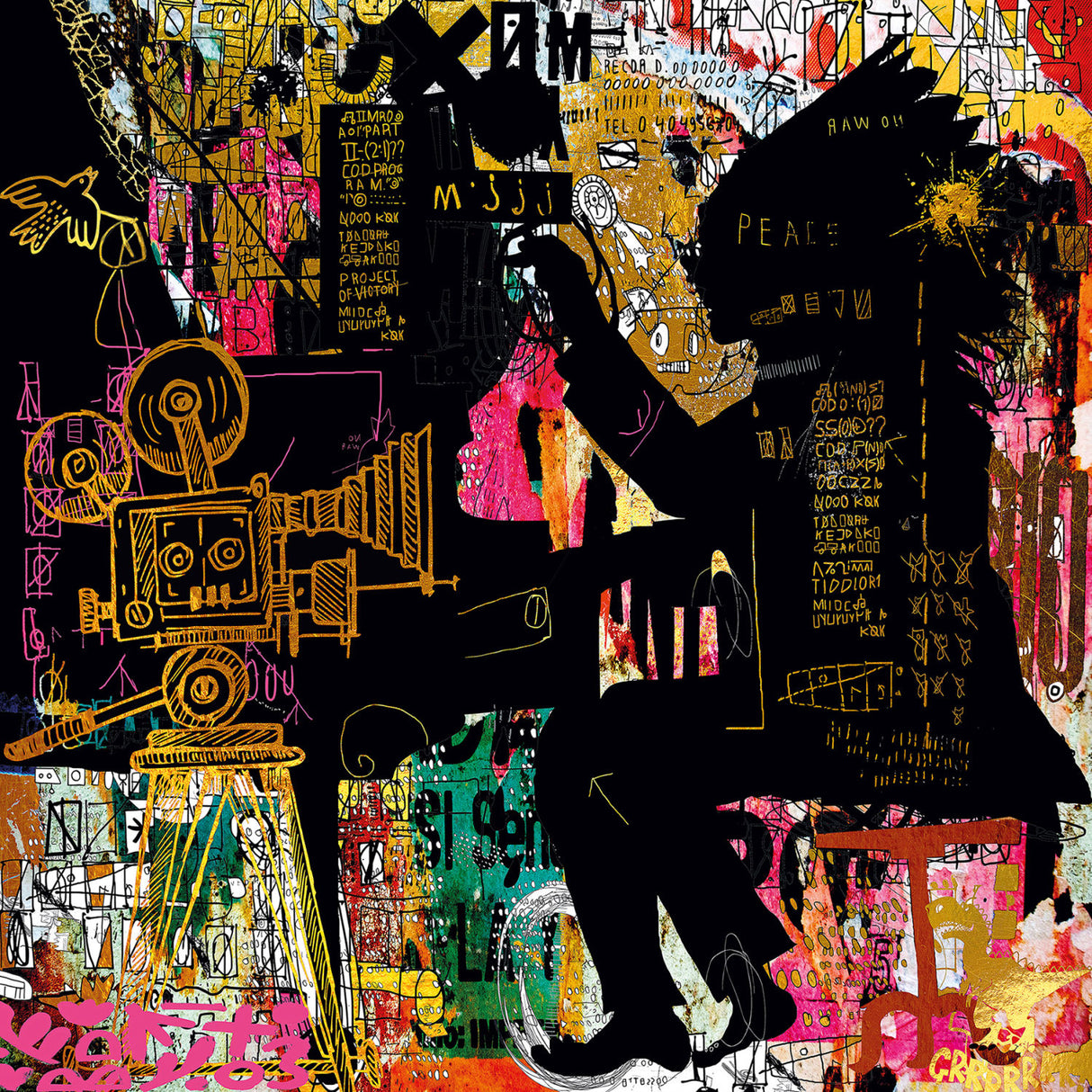 Colorful Graffiti Style Art Print | Oroa.com