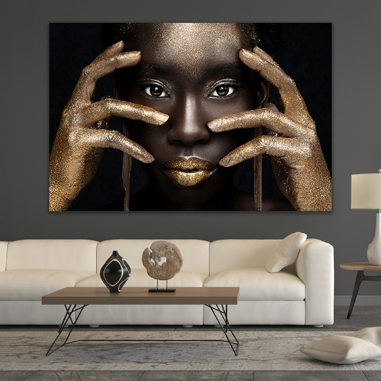 Glittery Woman Portrait Photographic Art | Oroa.com