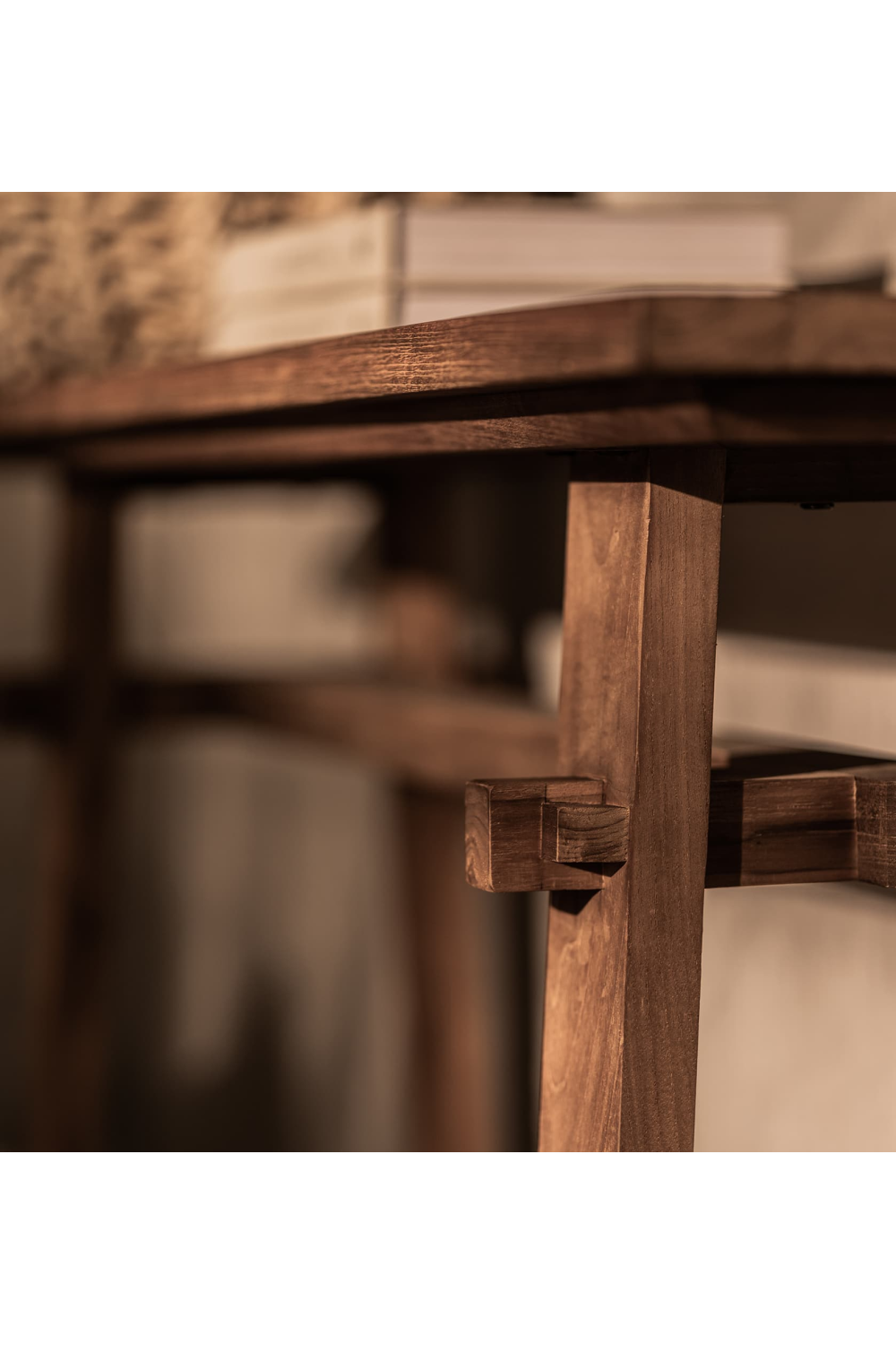 Rectangular Teak Wood Side Table | dBodhi Artisan | OROA.com