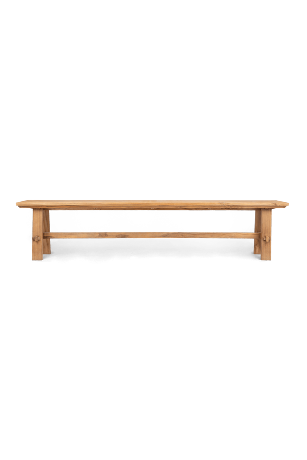 Natural Teak Wood Side Bench | dBodhi Artisan | OROA.com