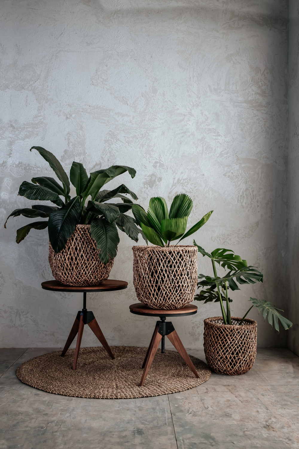 Woven Banana Leaves Hamper Basket Set (3) | dBodhi Knut | OROA.com