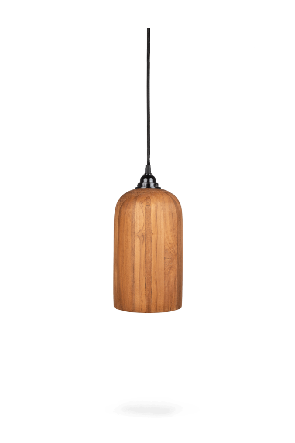 Teak Wood Pendant Lamp | dBodhi Bullet | OROA.com
