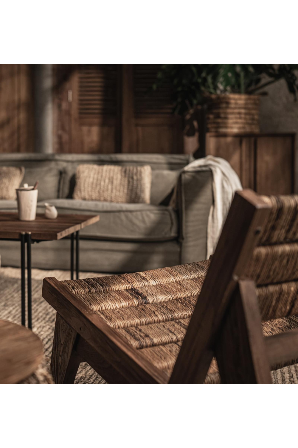 Abaca Weave Lounge Chair | dBodhi Caterpillar Brawny | OROA.com