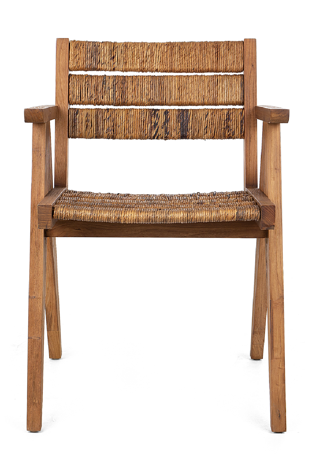 Wood Framed Abaca Dining Armchair | dBodhi Brawny | OROA.com
