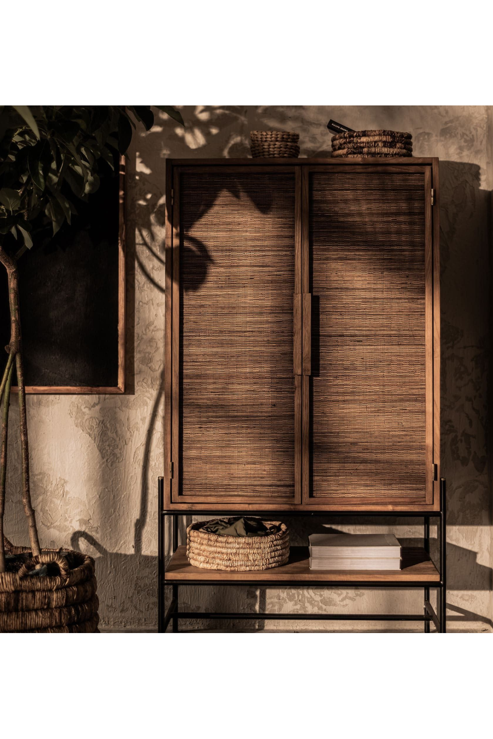 Coconut Leaf And Teak Cabinet | dBodhi Coco | OROA.com