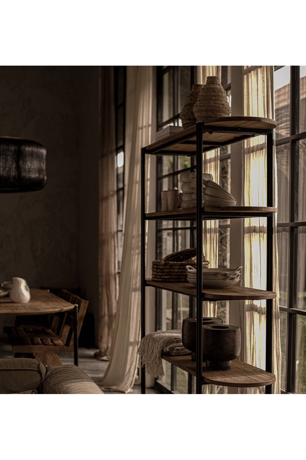 Natural Wood 4-Shelf Bookrack | dBodhi Coco | OROA.com