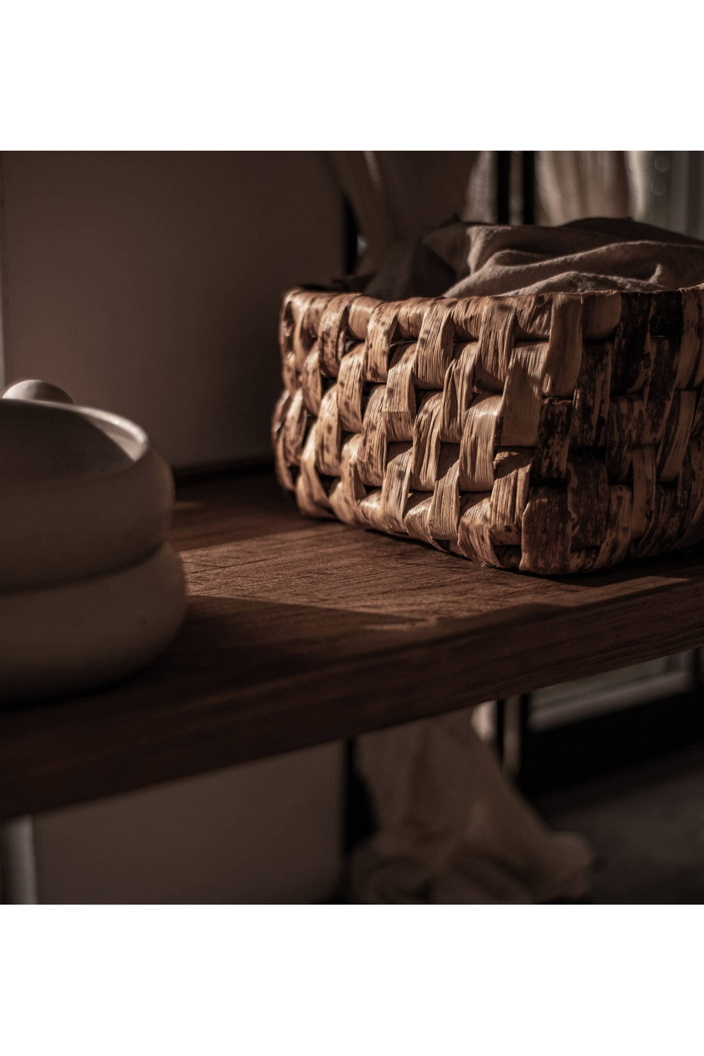 Oval Wooden Side Table With Undershelf | dBodhi Coco | OROA.com