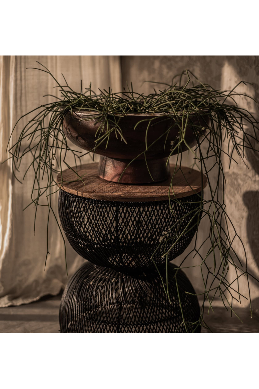 Hourglass Rattan Side Table | dBodhi Wave | OROA