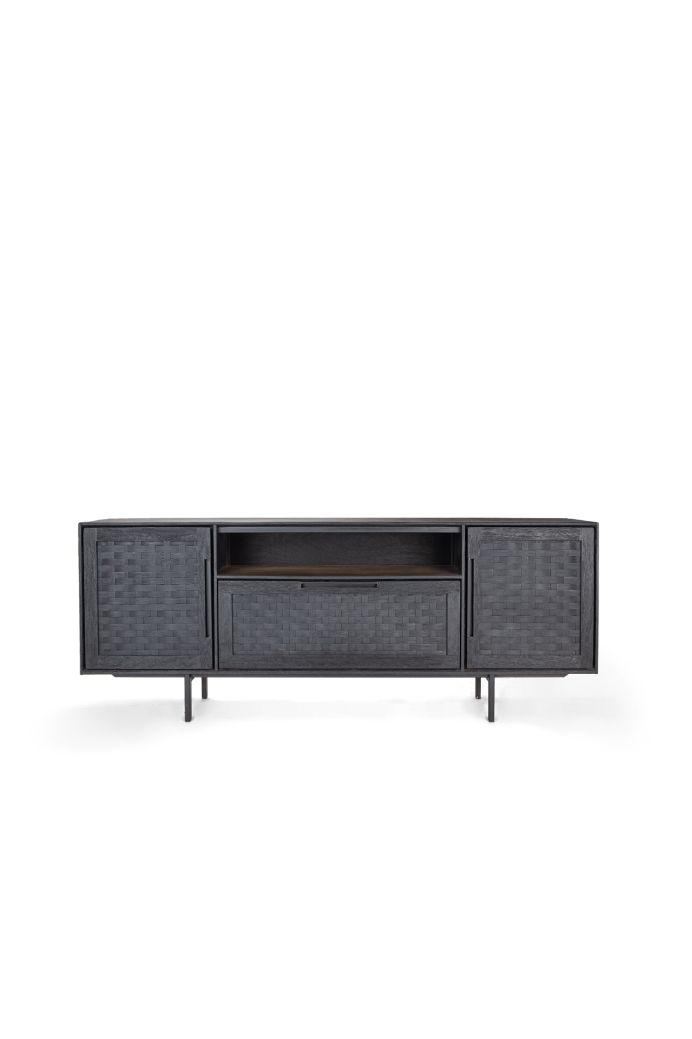 Black Wooden Industrial Low Dresser | dBodhi Karma | OROA.com