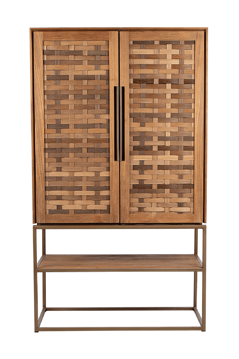 Handwoven Bamboo 2-Door Cabinet | dBodhi Karma | OROA.com