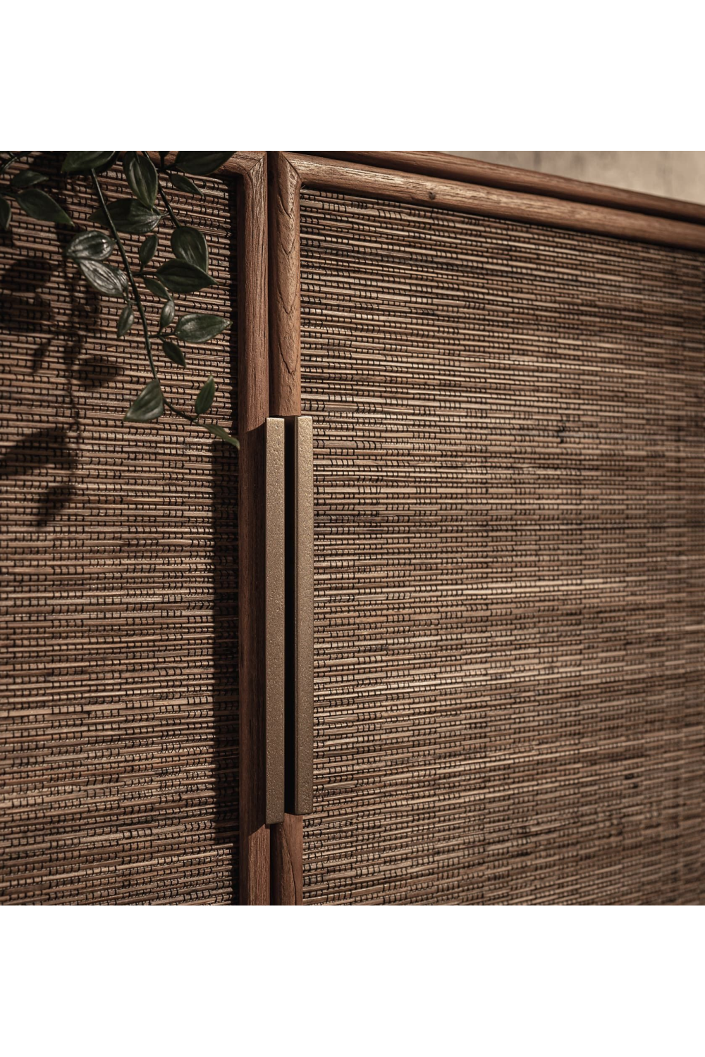 Teak Framed 4 Door Dresser | dBodhi Grace | OROA.com