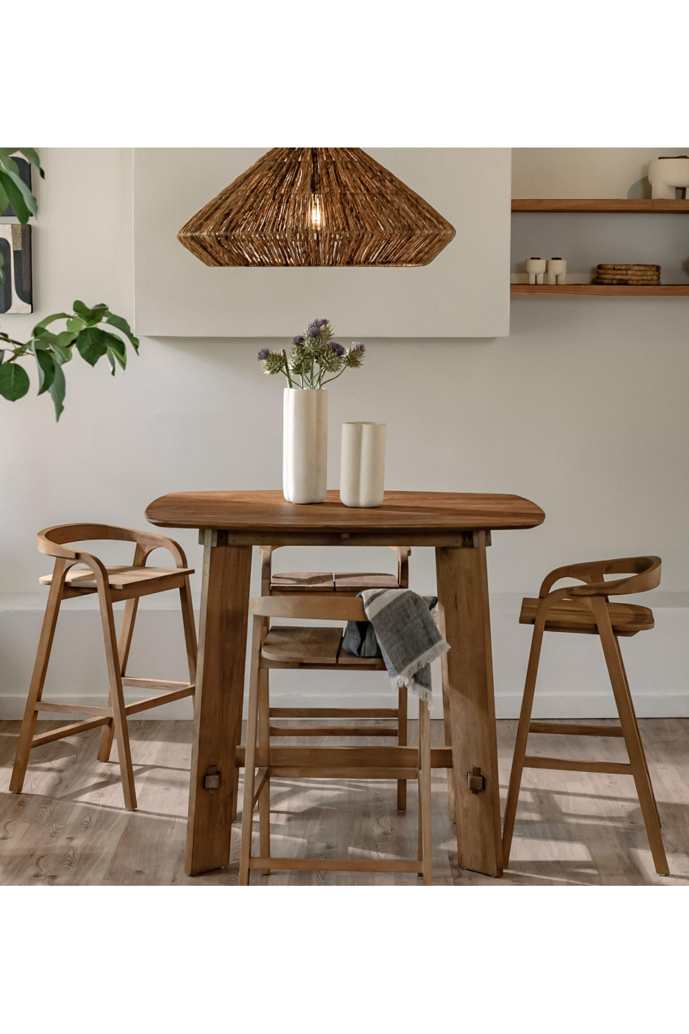 Mid-Century Teak Bar Table | dBodhi Grace | OROA.com