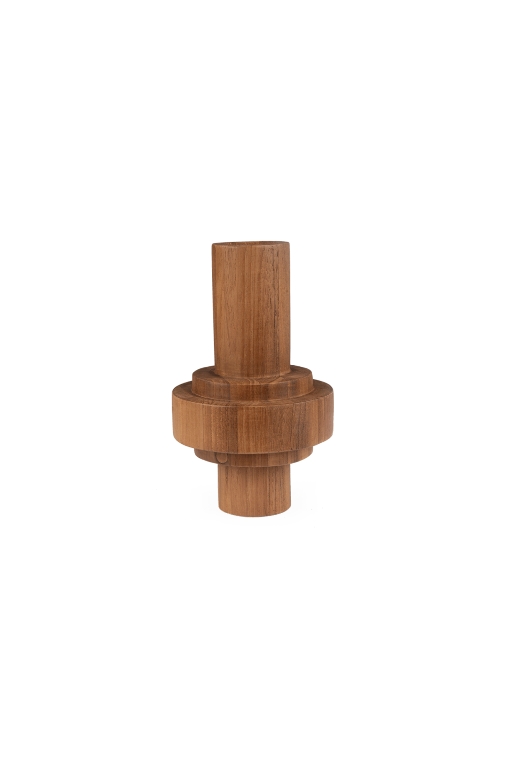 Teak Cylinder Vase | dBodhi | OROA.com