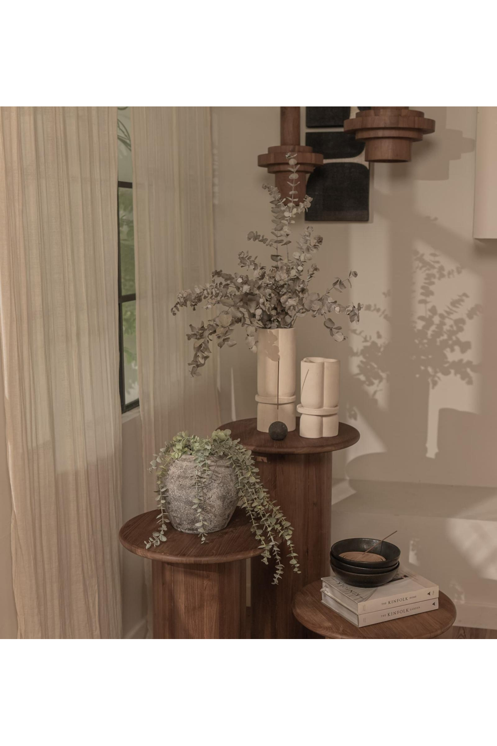 White Sandstone Trefoil Vase | dBodhi Cap | OROA.com