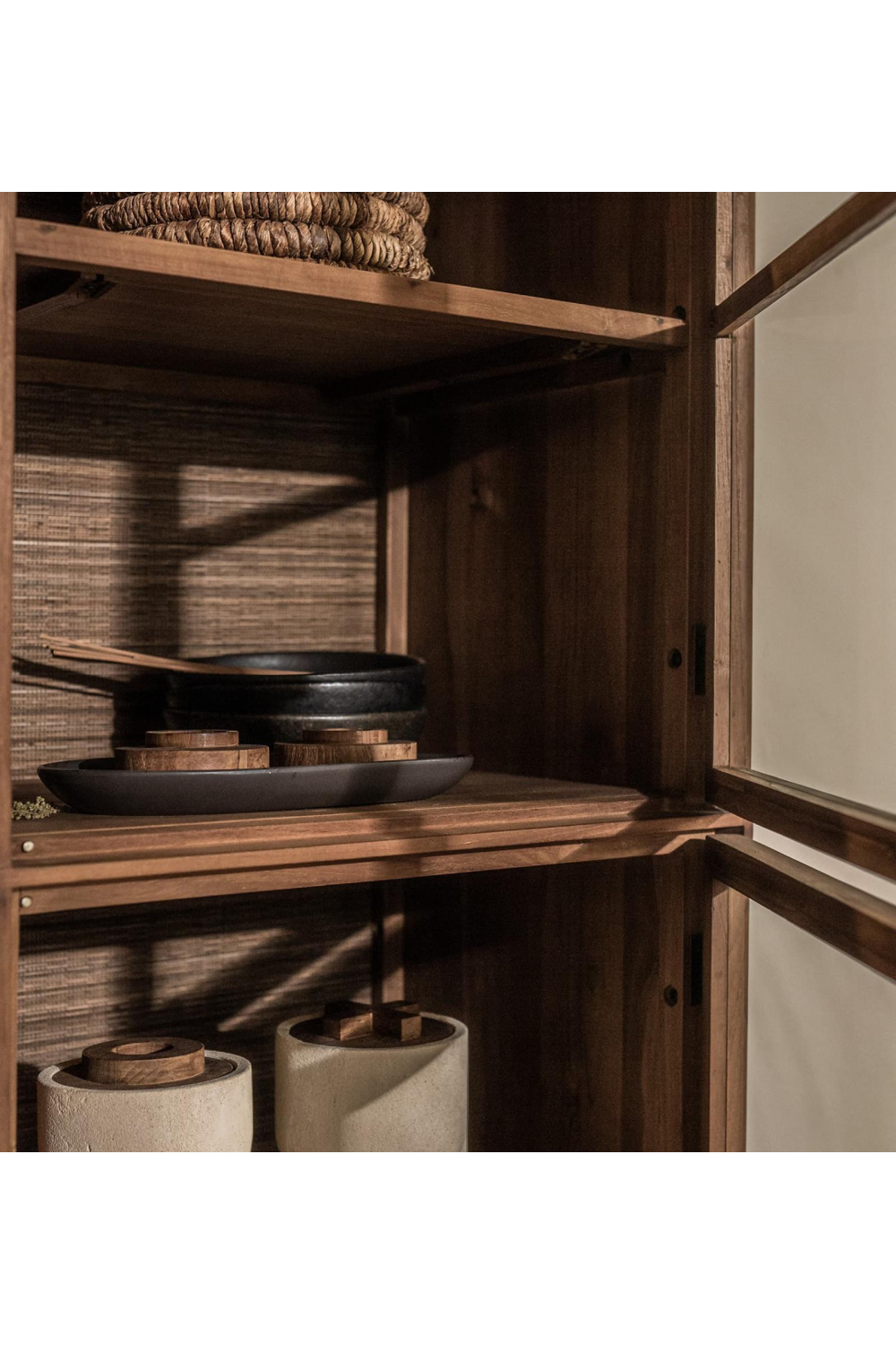 Modern Teak Display Cabinet | dBodhi Hopper | OROA.com