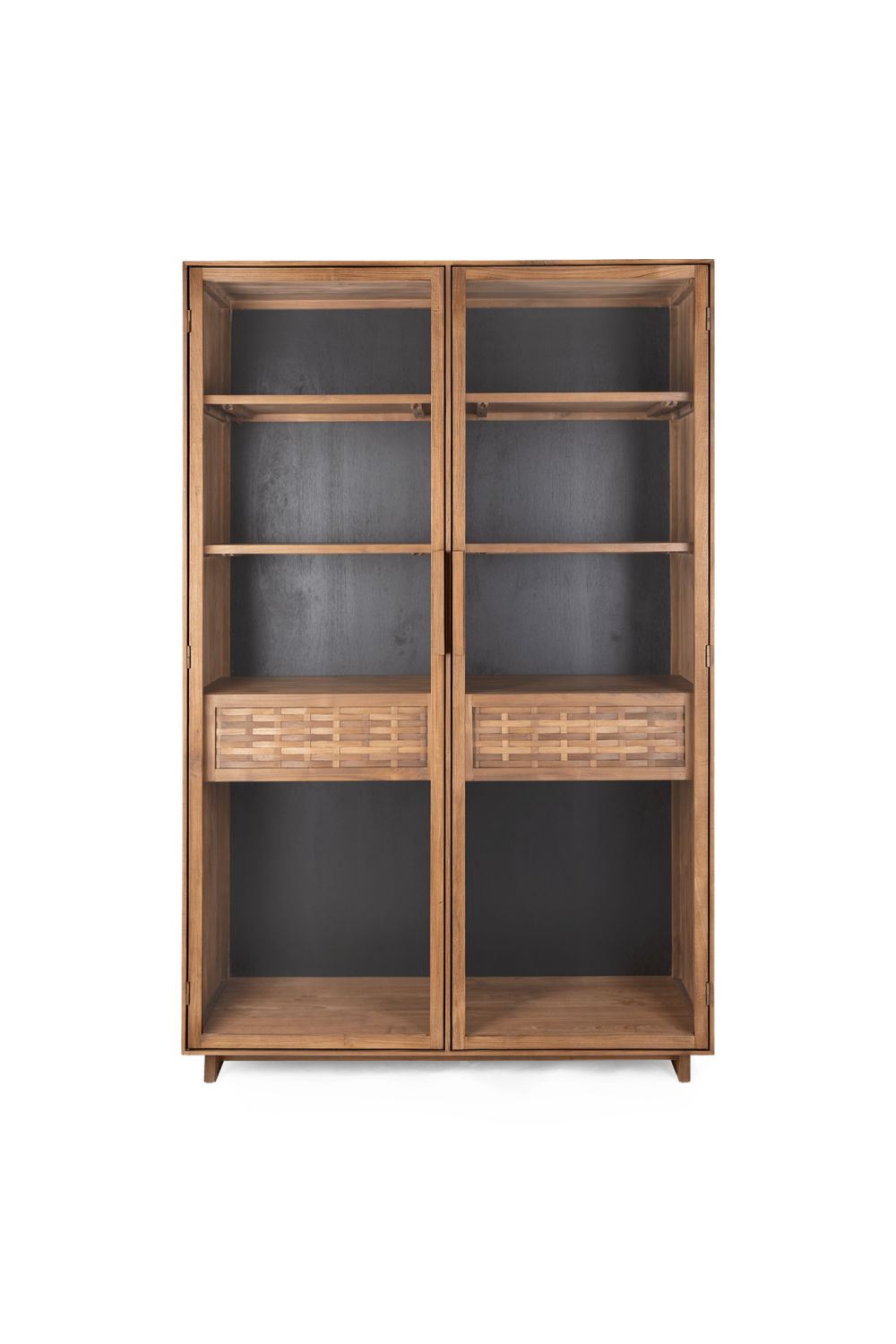 Adjustable Teak Display Cabinet | dBodhi Hopper | OROA.com