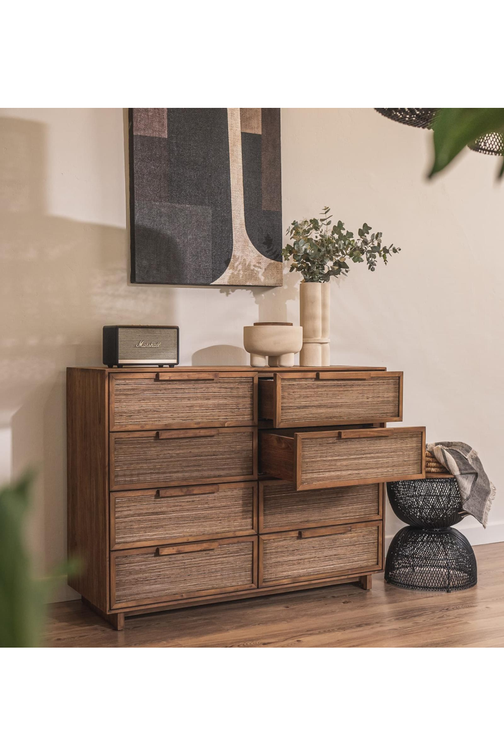 Woven Coconut Leaf Dresser | dBodhi Hopper | OROA.com