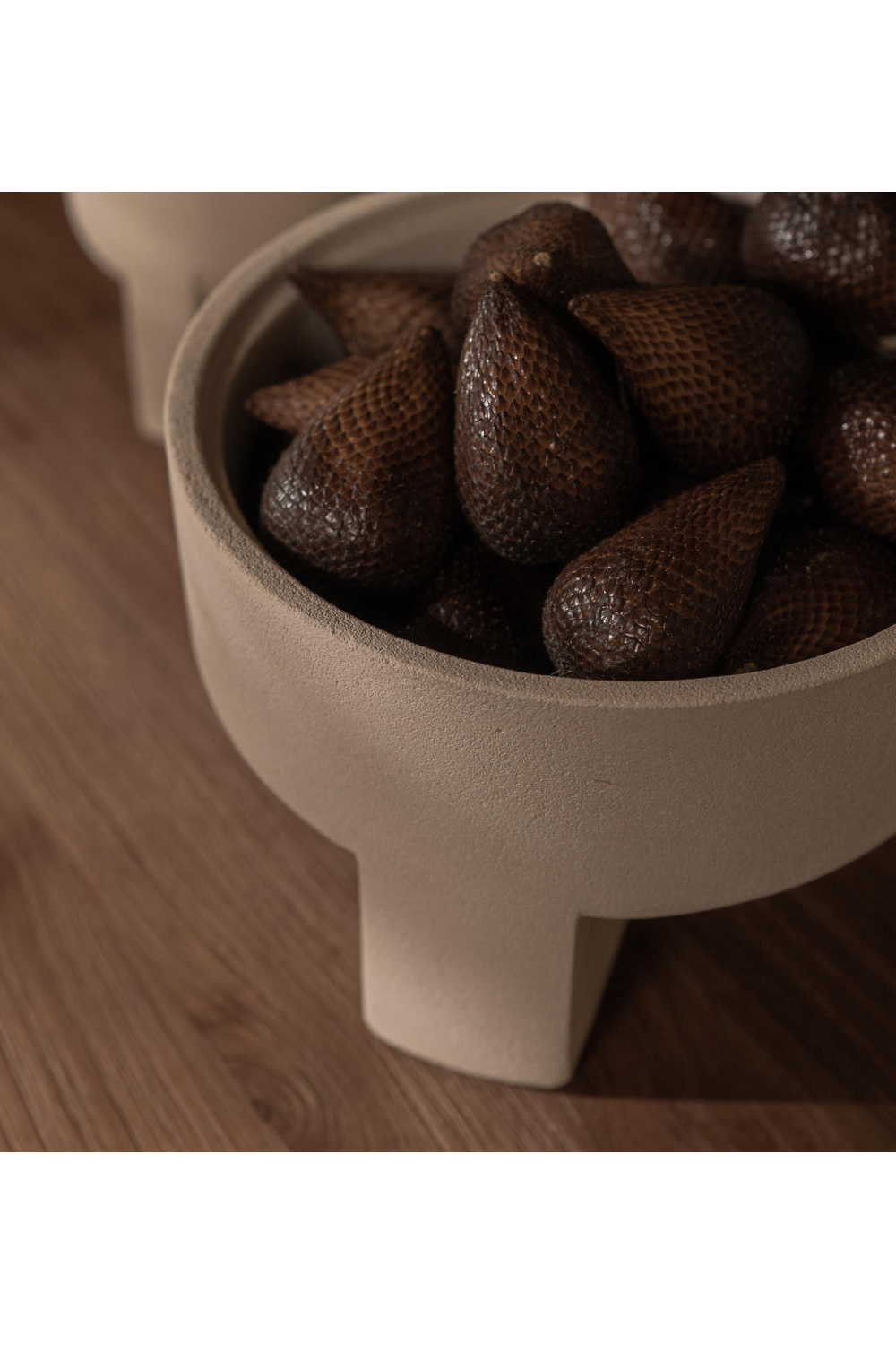 Sculpted Sandstone Lidded Bowl | dBodhi Bo | OROA.com