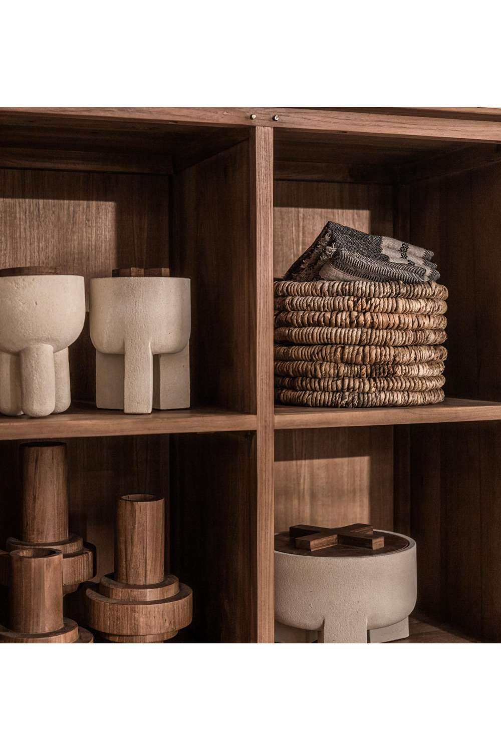 Sculpted Sandstone Lidded Bowl | dBodhi Bo | OROA.com