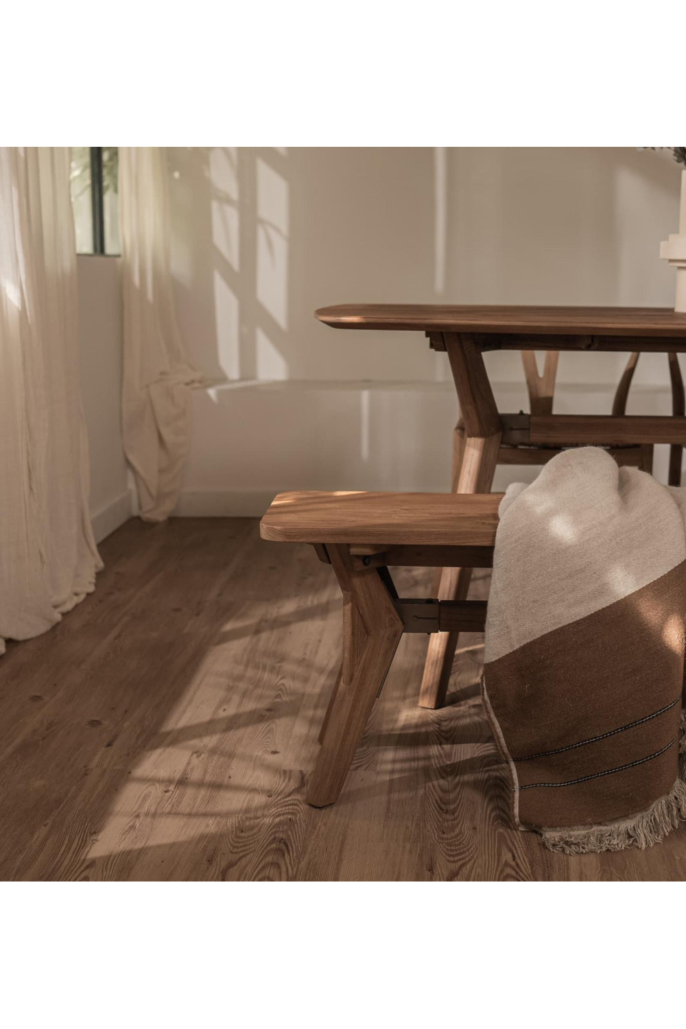 Modern Retro Teak Bench | dBodhi Kupu-Kupu | OROA.com