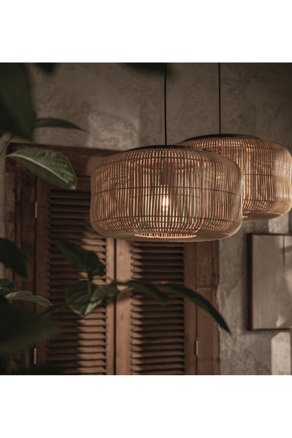 Pure Rattan Hanging Lamp | dBodhi Bucket | OROA.com